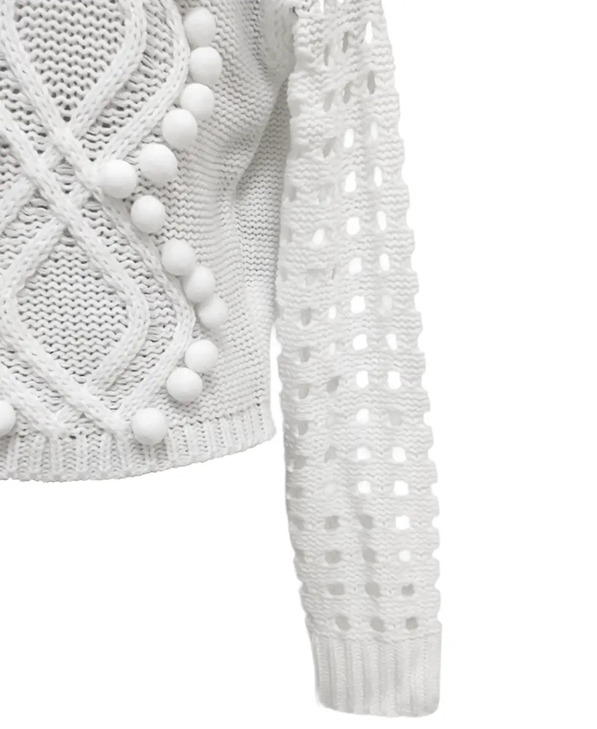 Pompom Knitted Sweater