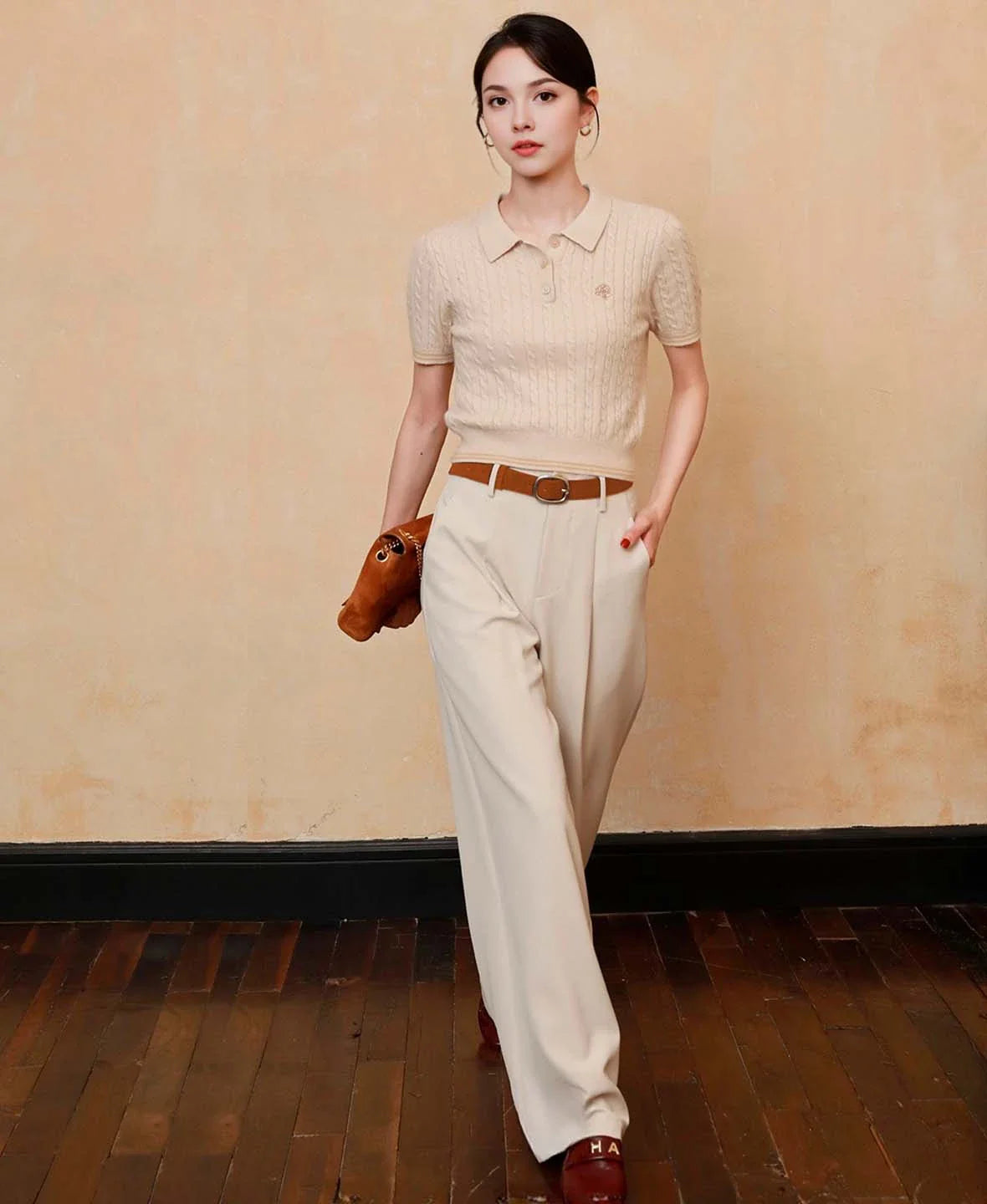Aura Suede Leather Belt