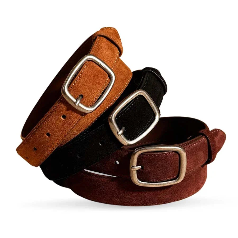 Aura Suede Leather Belt