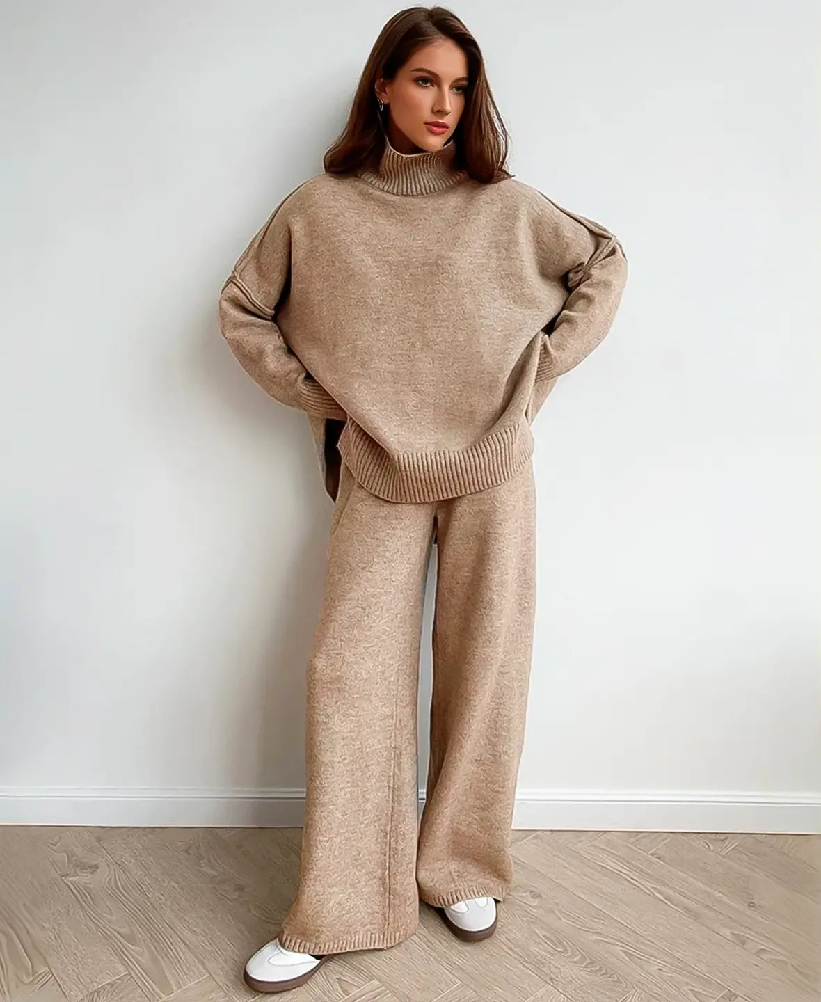 Soft Knit Turtleneck Set