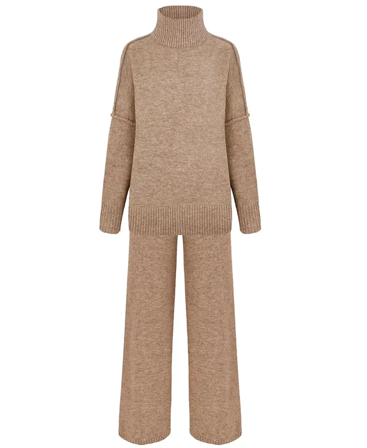 Soft Knit Turtleneck Set