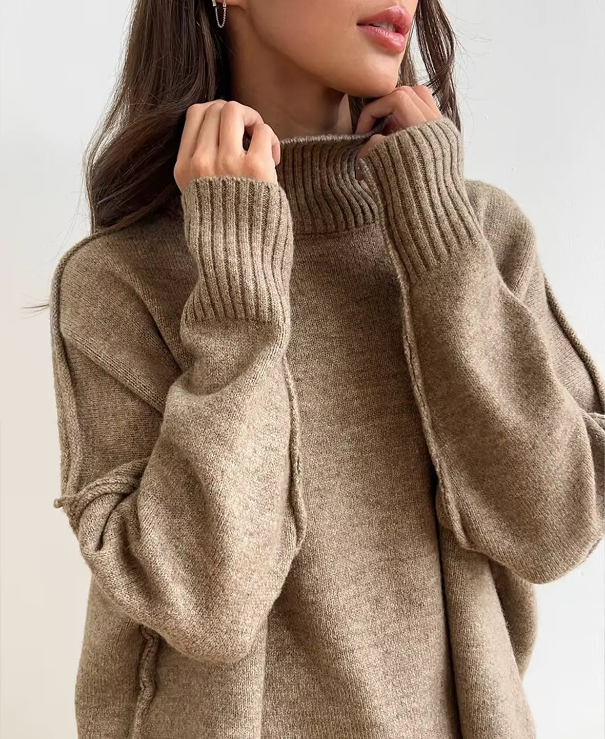 Soft Knit Turtleneck Set