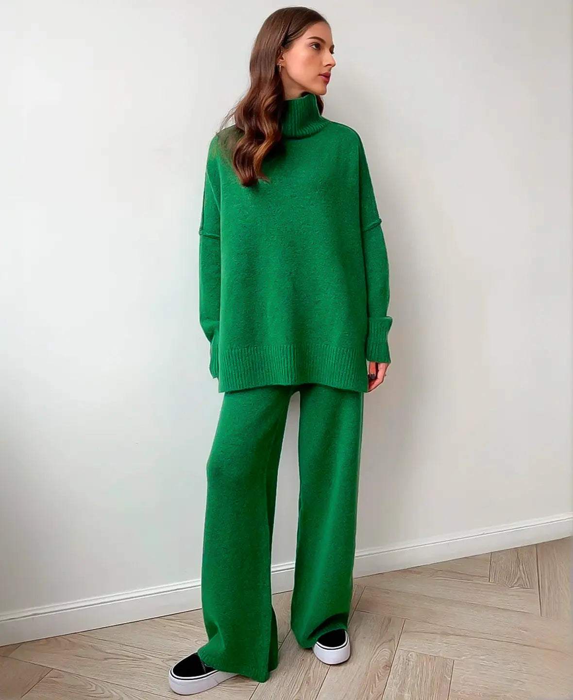 Soft Knit Turtleneck Set