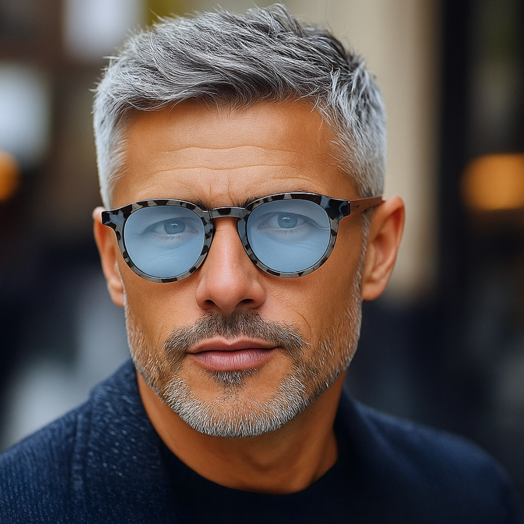 GCV HORIZON SILVER™ – Premium Polarized Sunglasses with Natural Walnut Finish