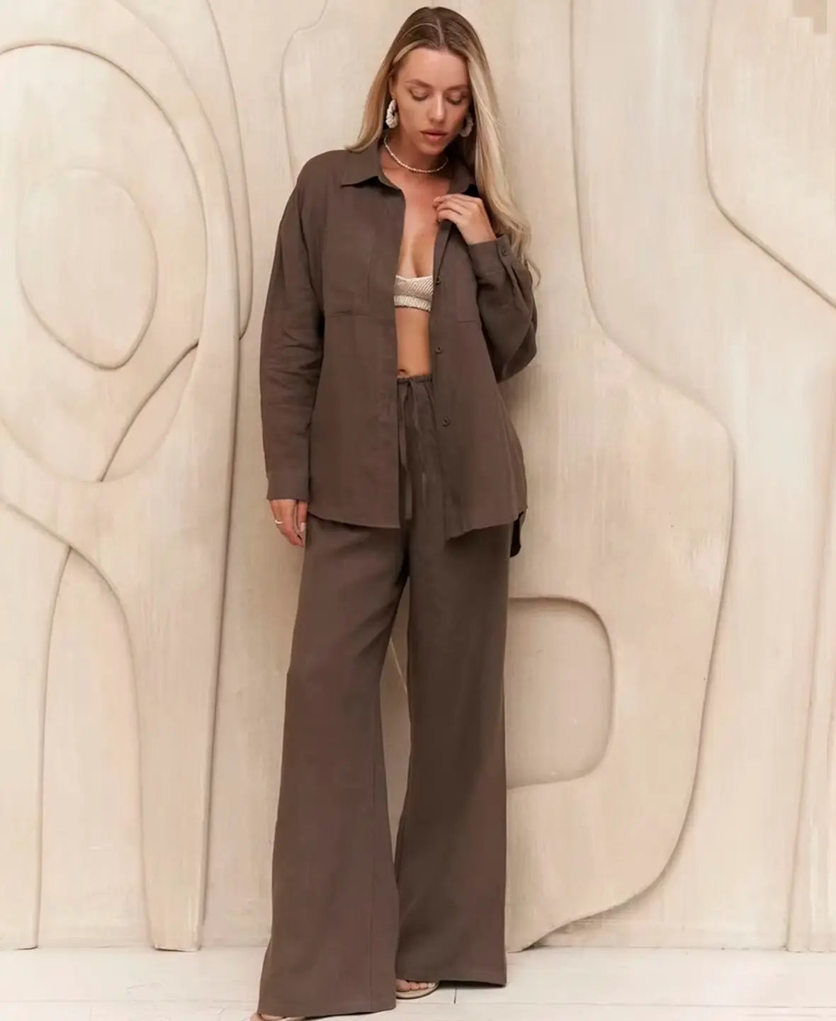 Pure Breeze Linen-Look Set