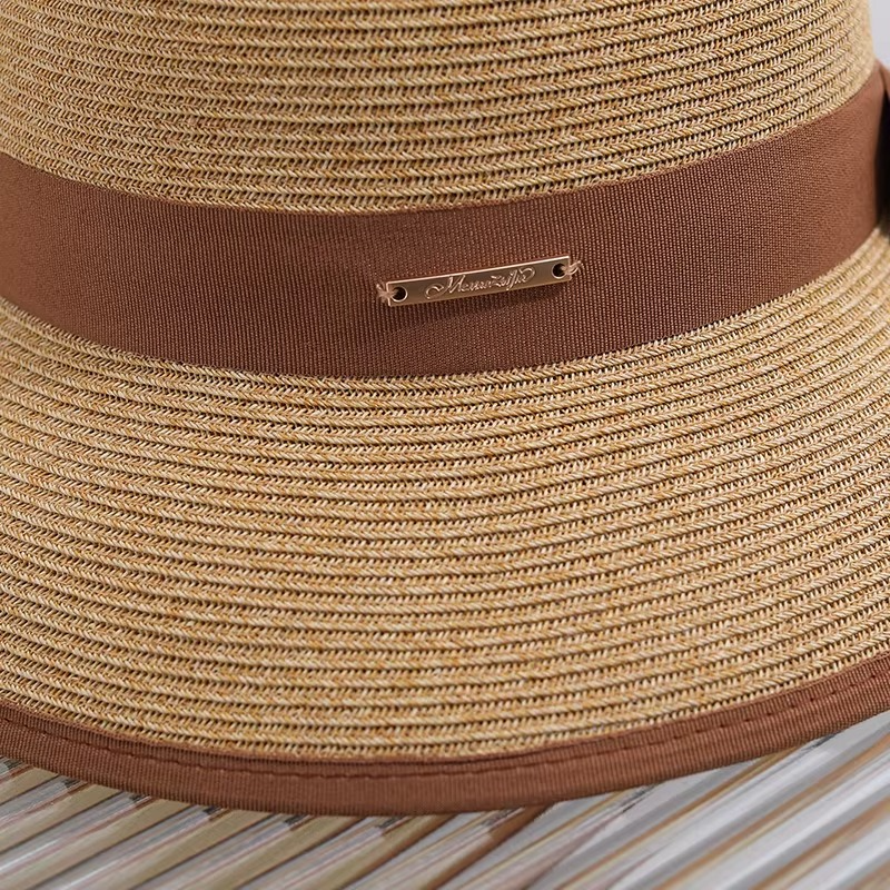 Chic Bow Straw Hat