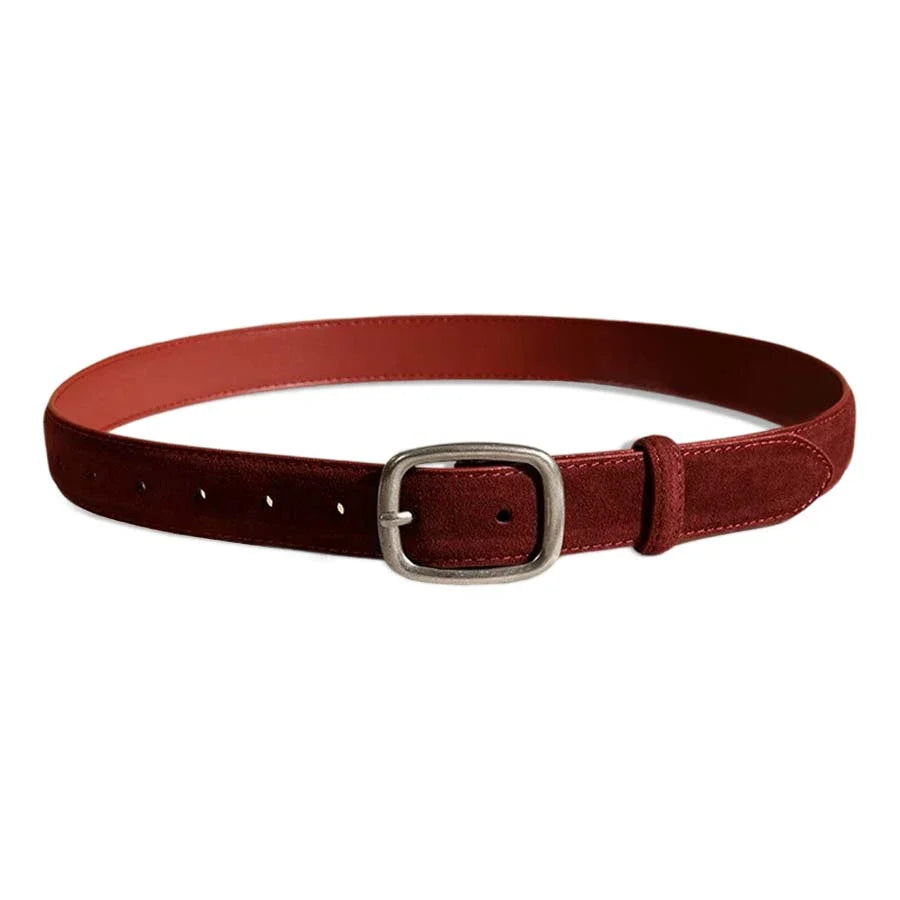 Aura Suede Leather Belt