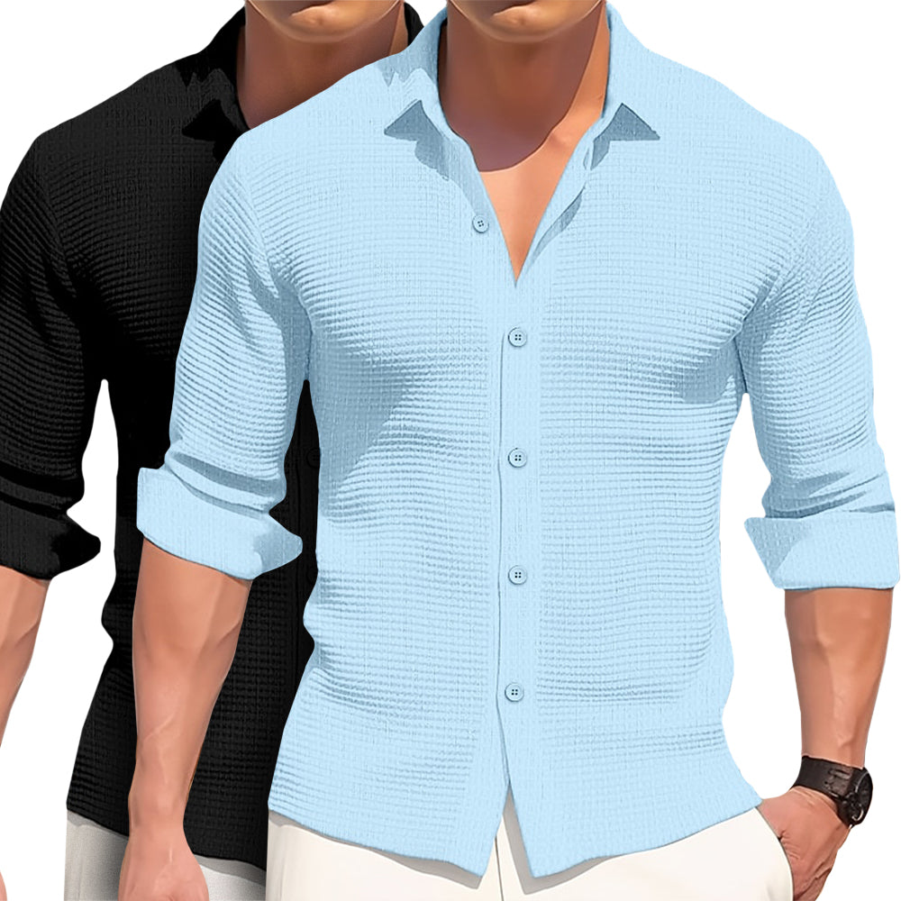 [BUY 1, GET 2] Essential Linen Shirt Set of 2 - Last Day of Sale