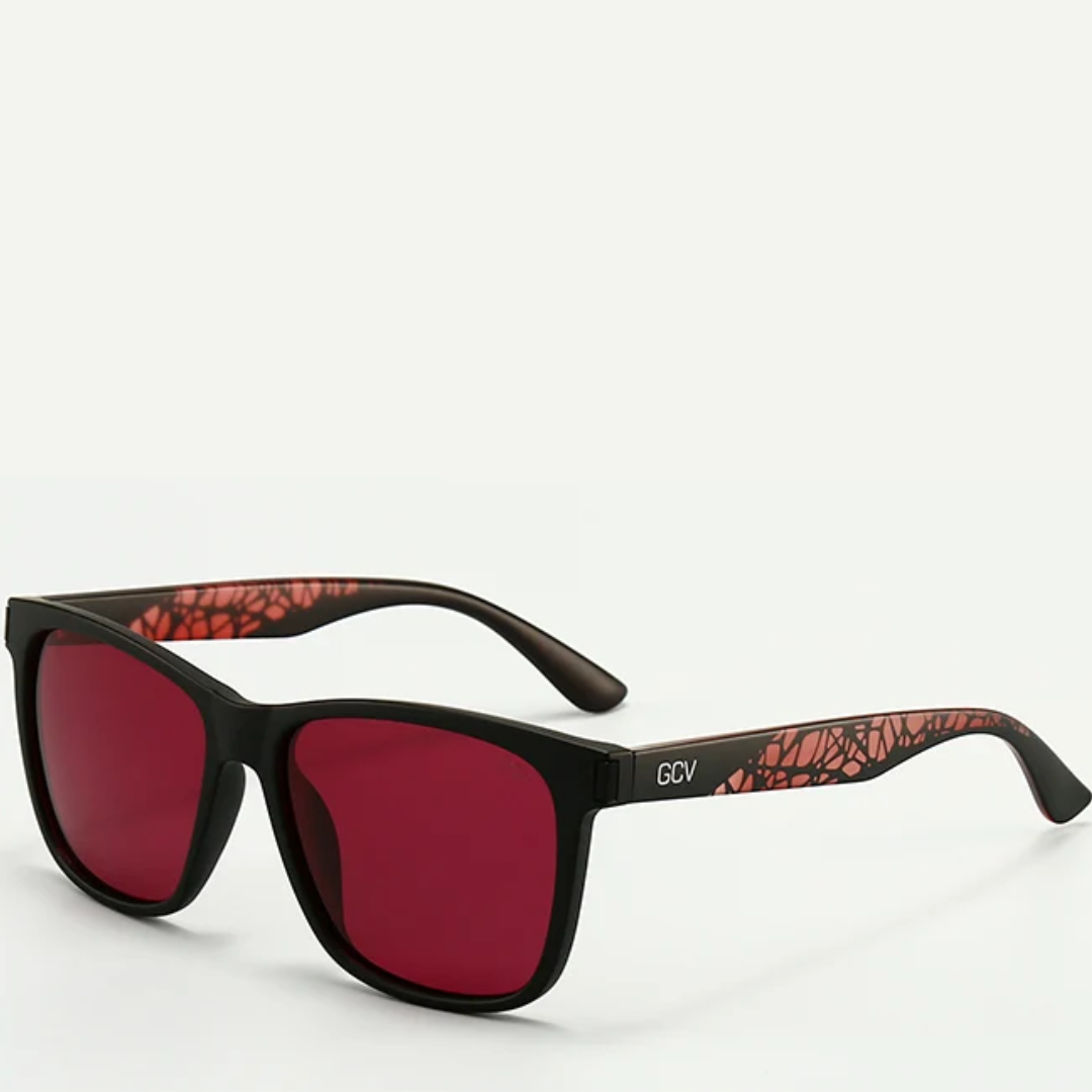 GCV AERION RED™ – Ultra-Light TR90 Polarized Sport Sunglasses