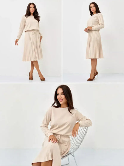 Aurora Pleated Skirt Set