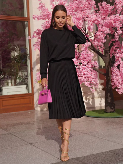 Aurora Pleated Skirt Set