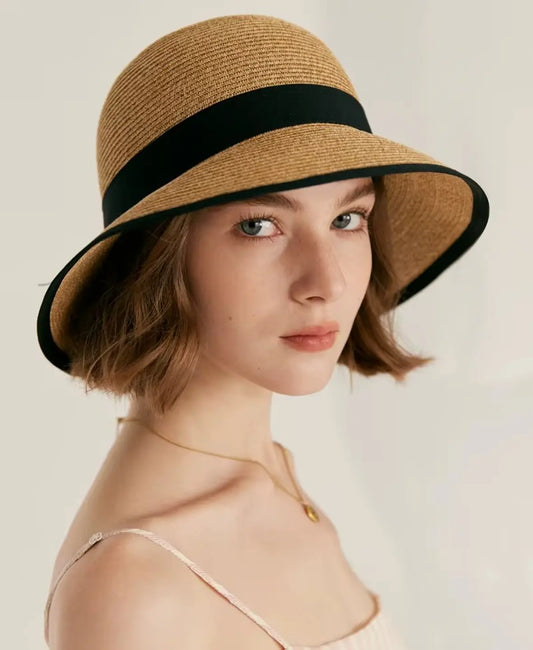 Chic Bow Straw Hat
