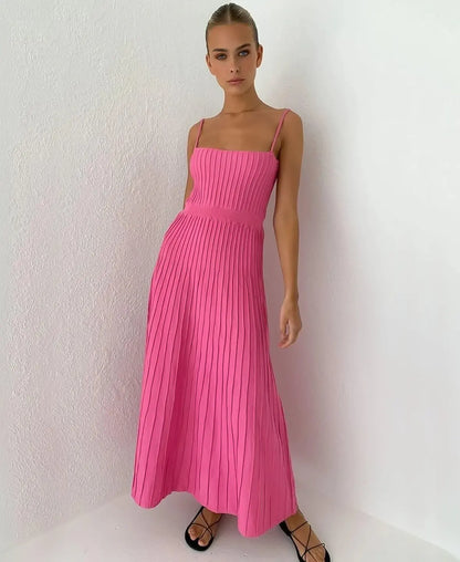 Sunset Knit Midi Dress