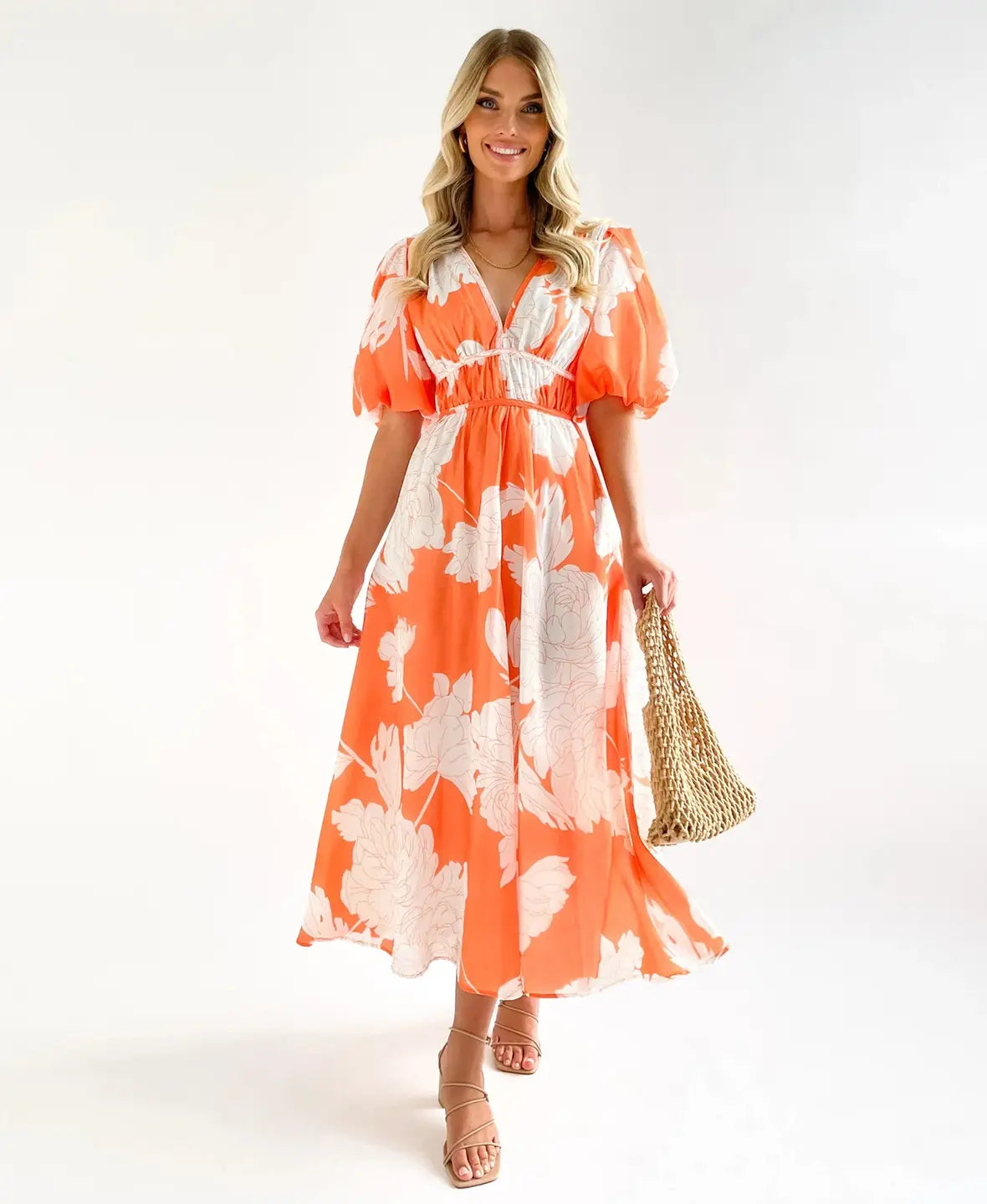 Floral Bloom Midi Dress
