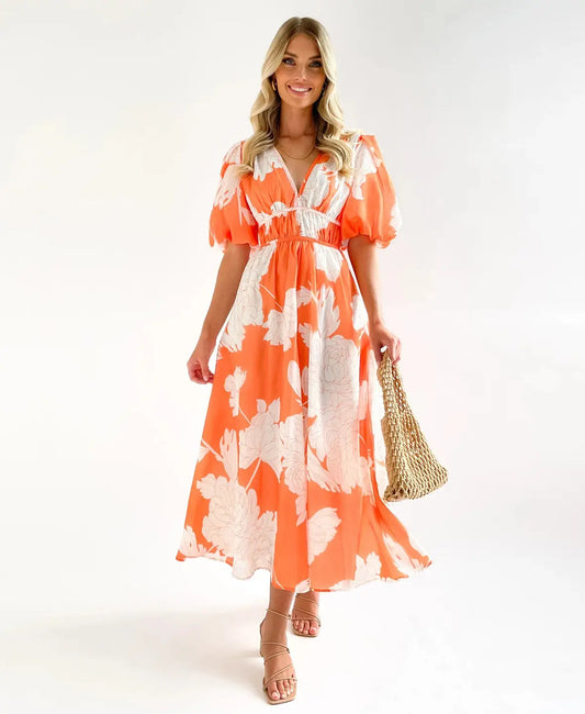 Floral Bloom Midi Dress