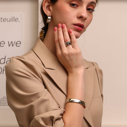 Edge Duo Stainless Steel Jewellery