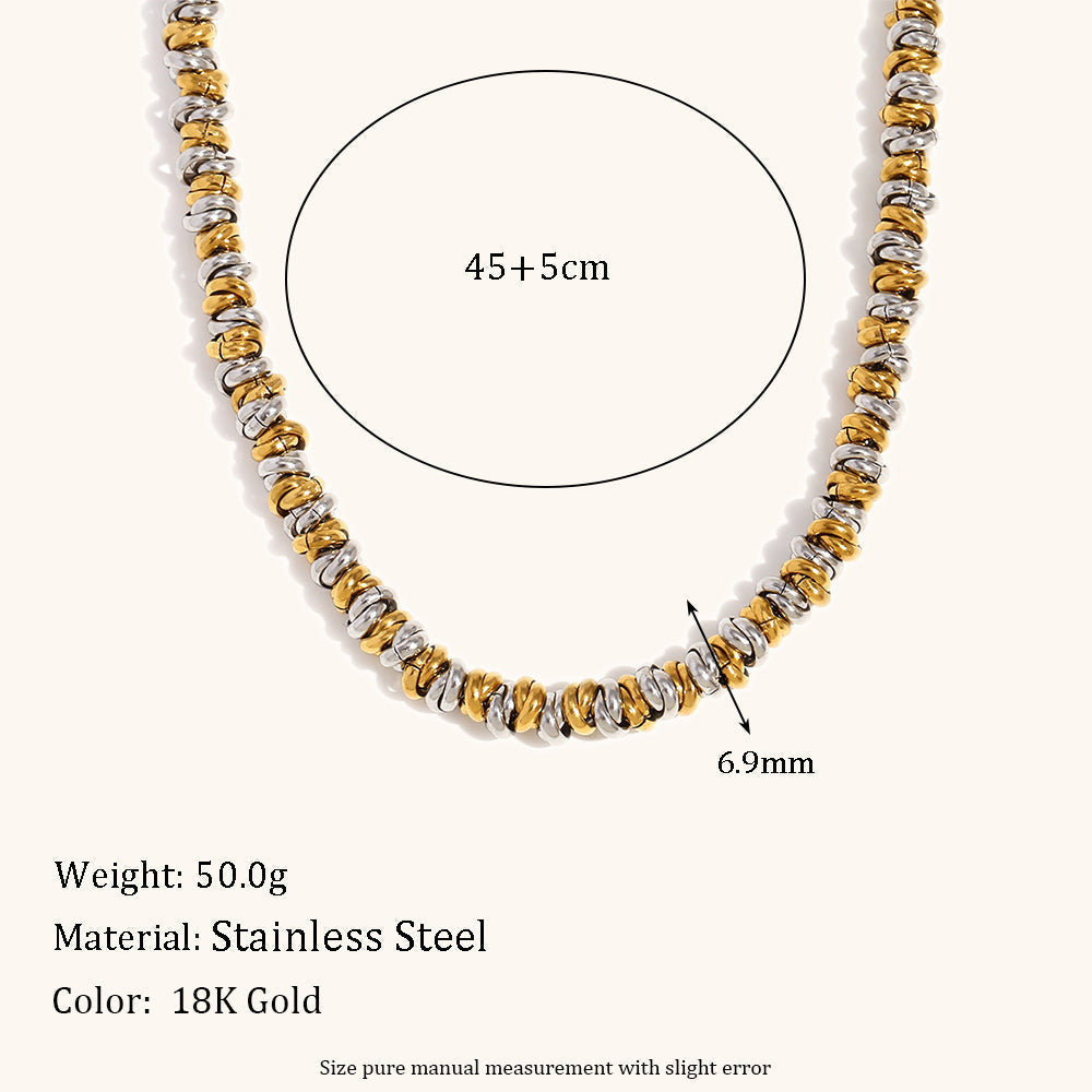 Modern Dual Stainless Steel Waterproof Jewellery