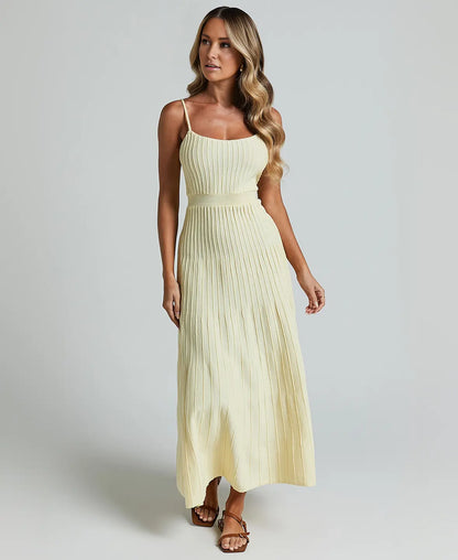 Sunset Knit Midi Dress
