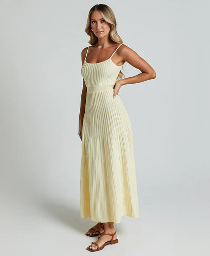 Sunset Knit Midi Dress