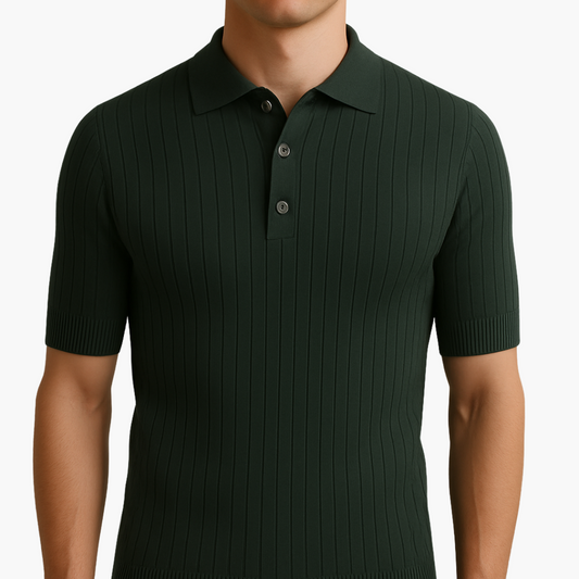 Donte - Short Sleeve Knitted Polo Shirt