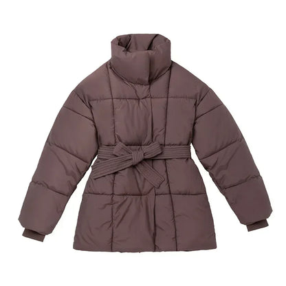 Cinched Puffer Coat