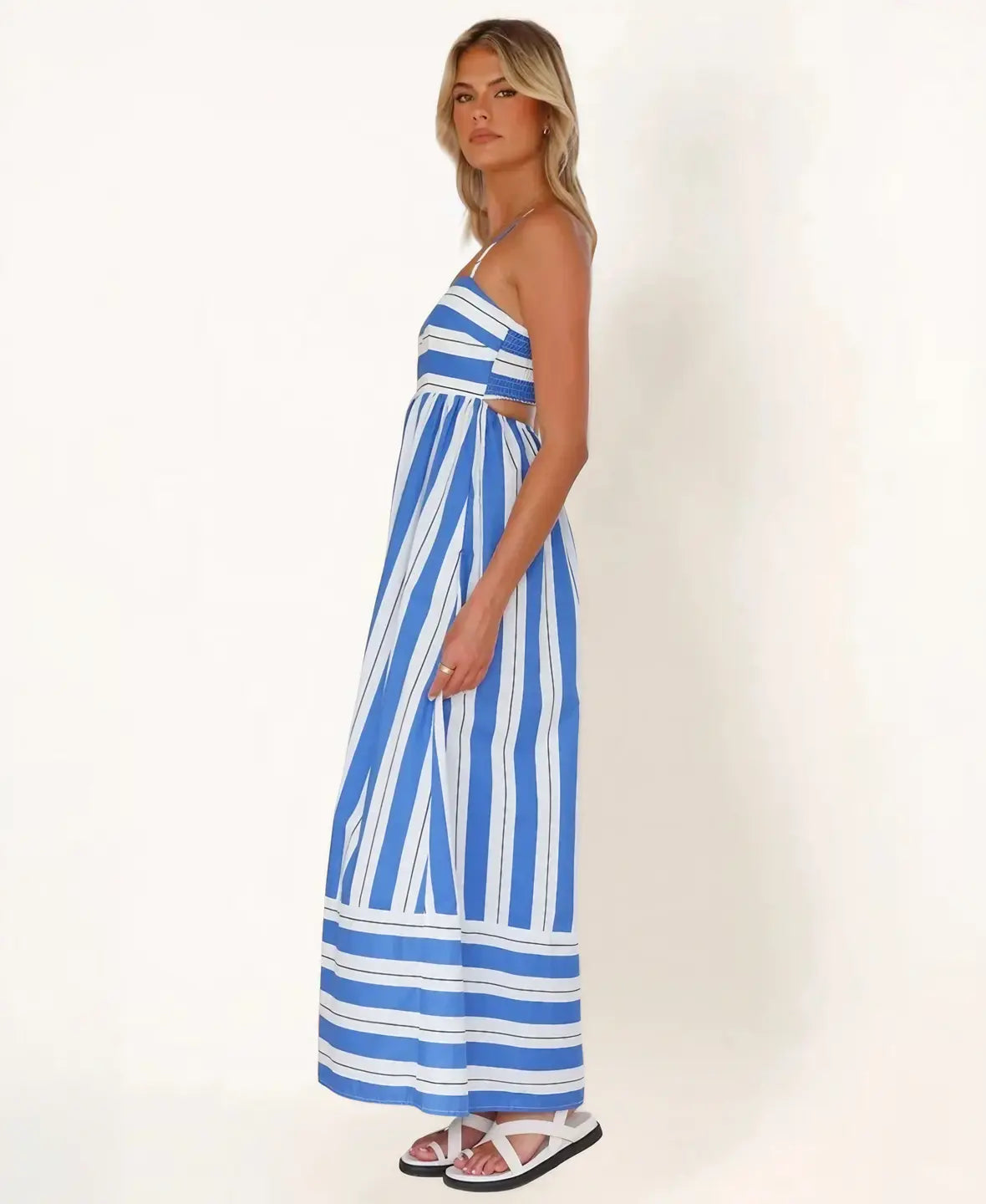 Striped Resort Maxi Dress
