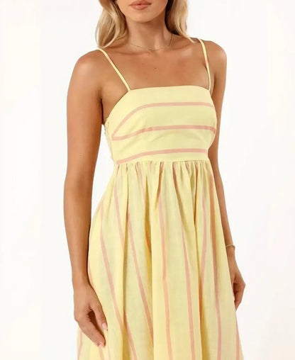 Striped Resort Maxi Dress