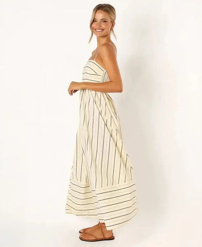 Striped Resort Maxi Dress