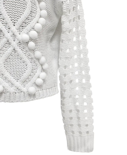 Pompom Knitted Sweater