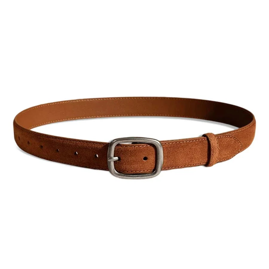 Aura Suede Leather Belt