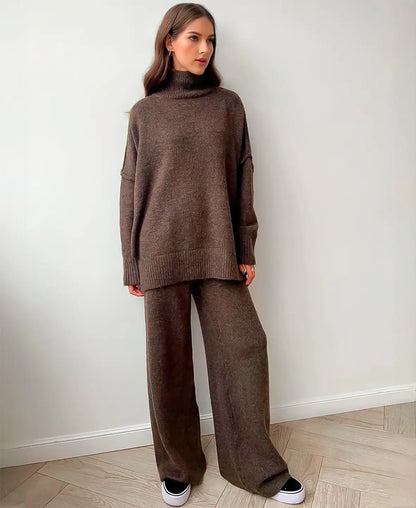 Soft Knit Turtleneck Set