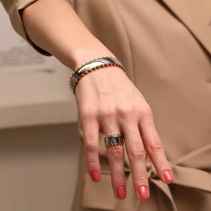 Edge Duo Stainless Steel Jewellery