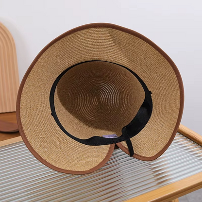 Chic Bow Straw Hat
